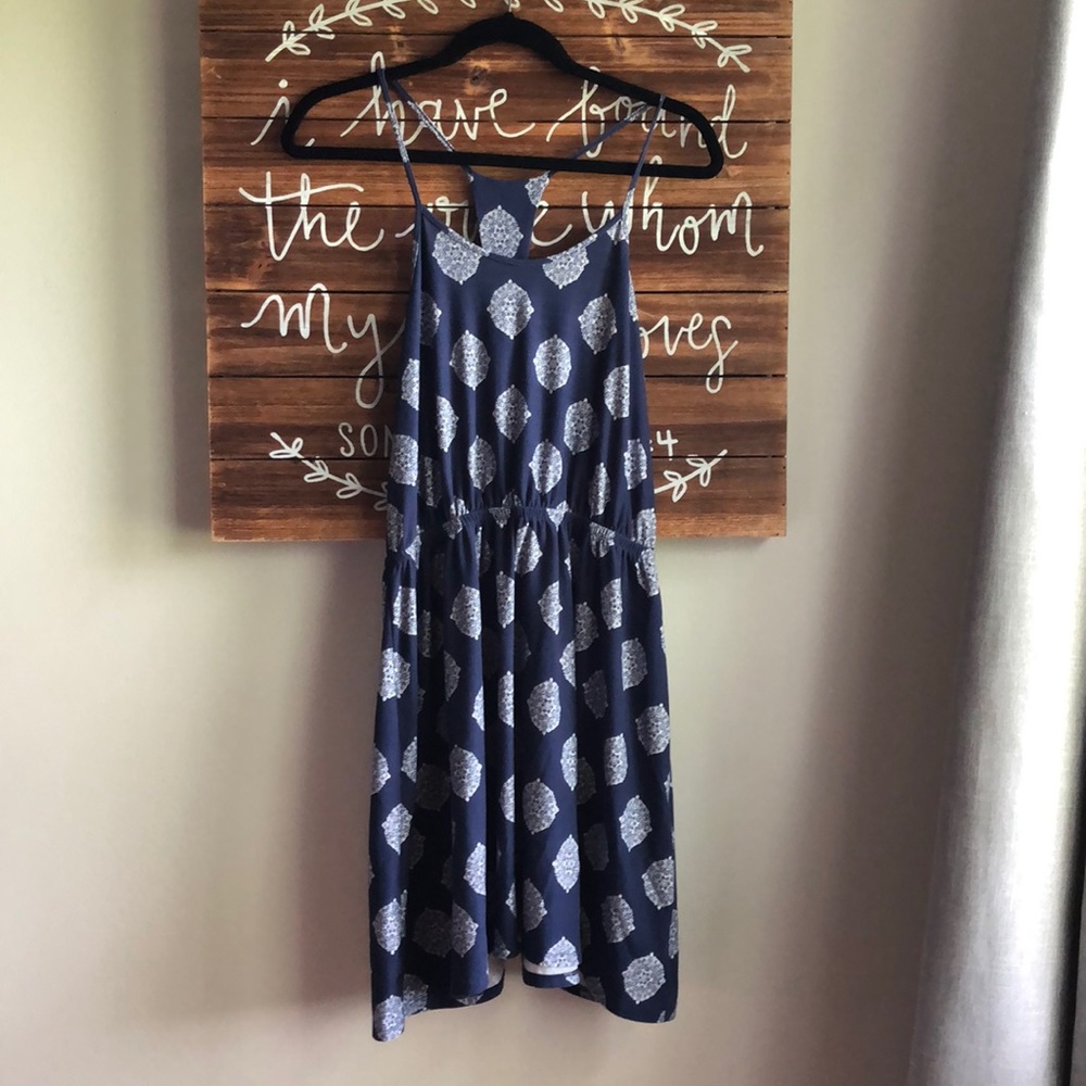 Dark Blue Sundress or beach coverup